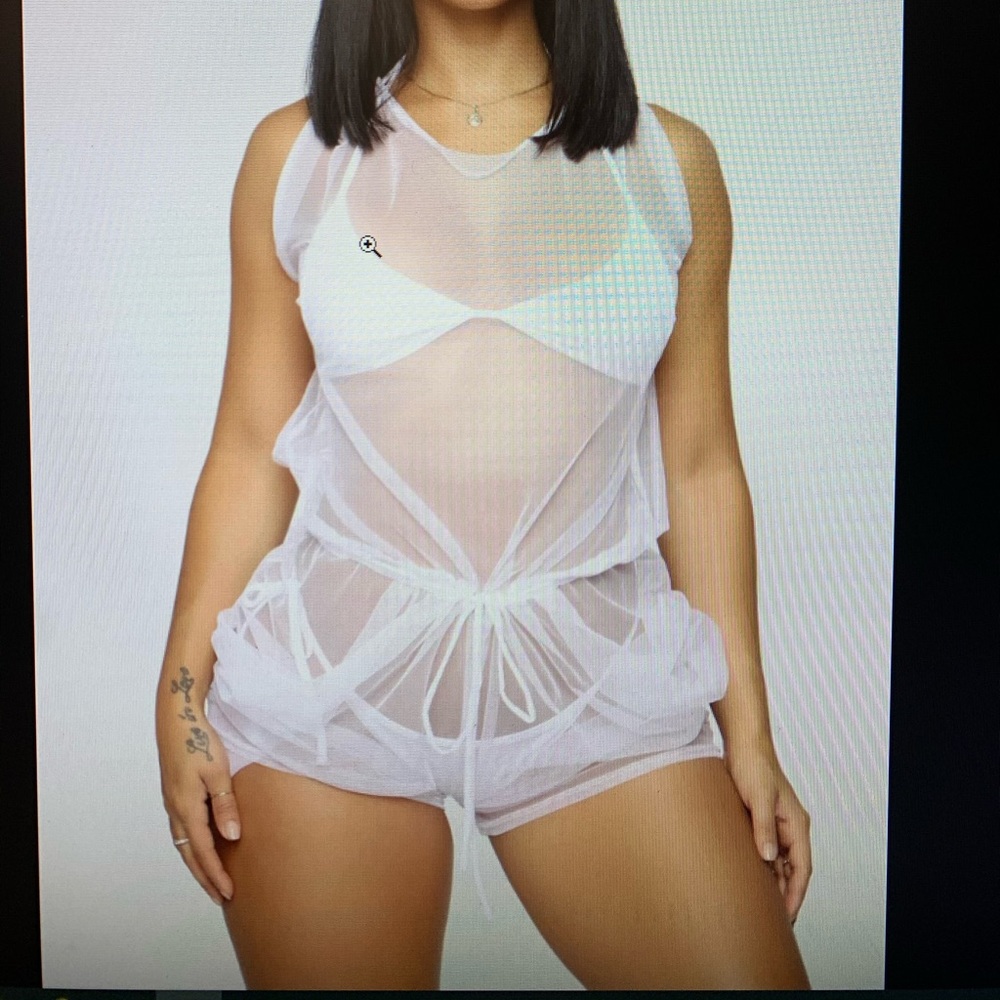 Pool Side Romper Cover Up